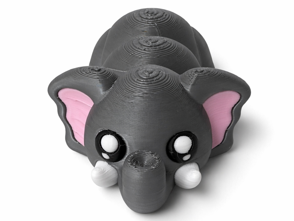 3D kloubový slon – ohebná flexi figurka 